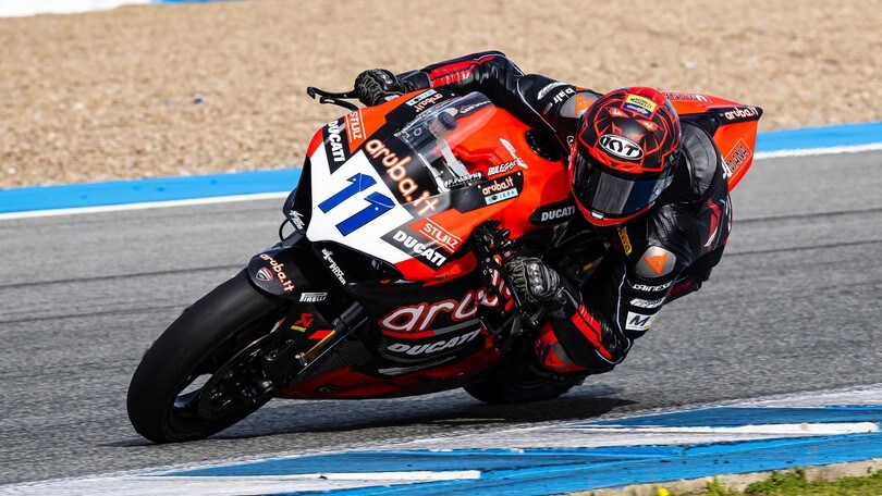 SSP: Bulega e la Ducati chiudono al comando i tesi di Jerez