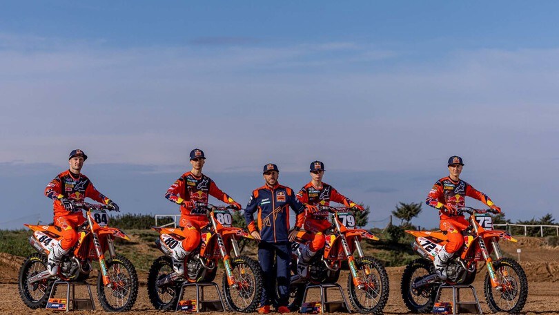 MXGP: presentata la Red Bull KTM Factory Racing