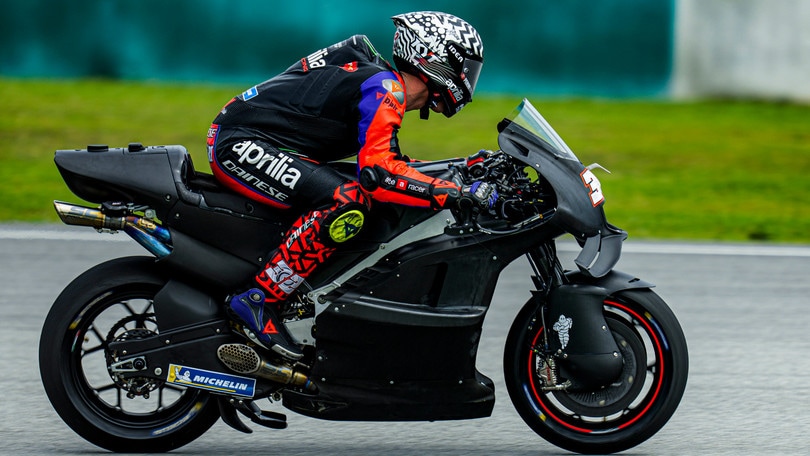 MotoGP, Test Sepang: Aprilia continua a lavorare sulla carena col "gradino"