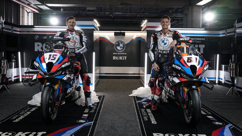 SBK: le foto delle BMW M1000RR di Redding e Van Der Mark