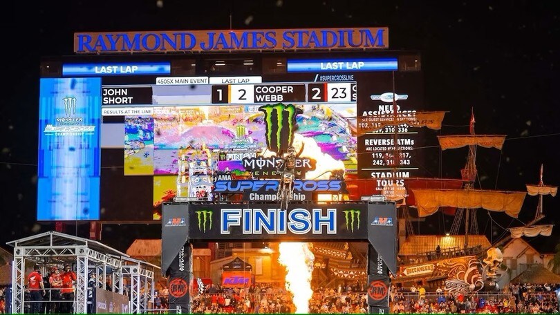 Supercross: Webb scores a first win at Tampa