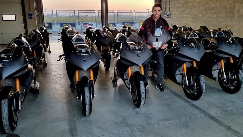 Rodaggio modenese: Pirro "scalda" tutte le Ducati MotoE