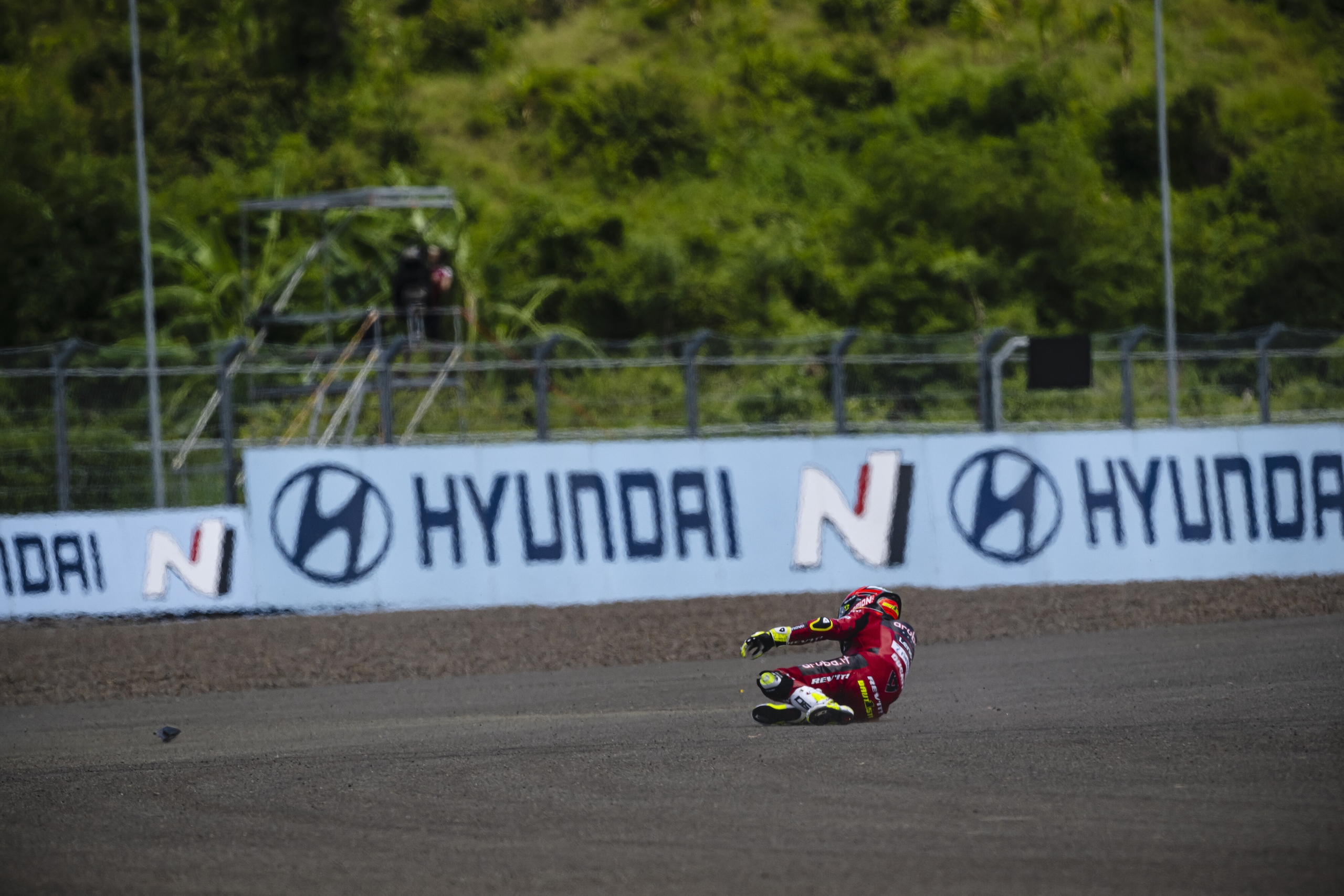 SBK, ecco le cadute di Bautista e Rinaldi a Mandalika