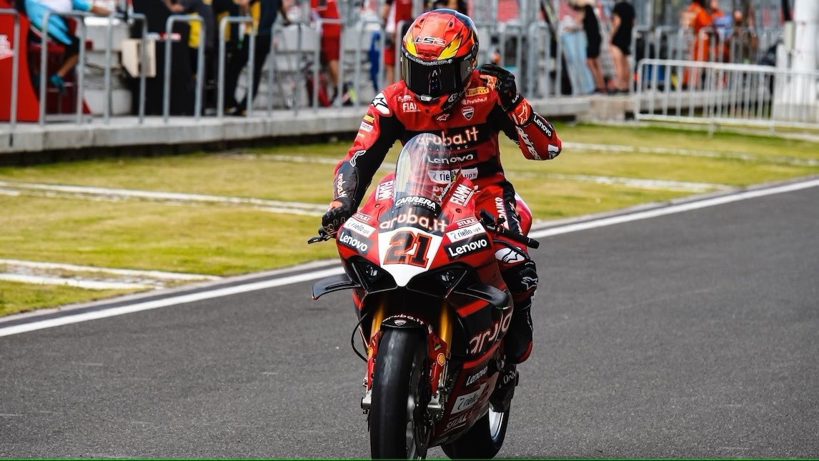 SBK Indonesia, FP2: Ducati on top, Rinaldi 1st ahead of Bautista