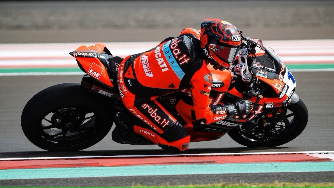 SSP Indonesia: Bulega out front on Friday at Mandalika