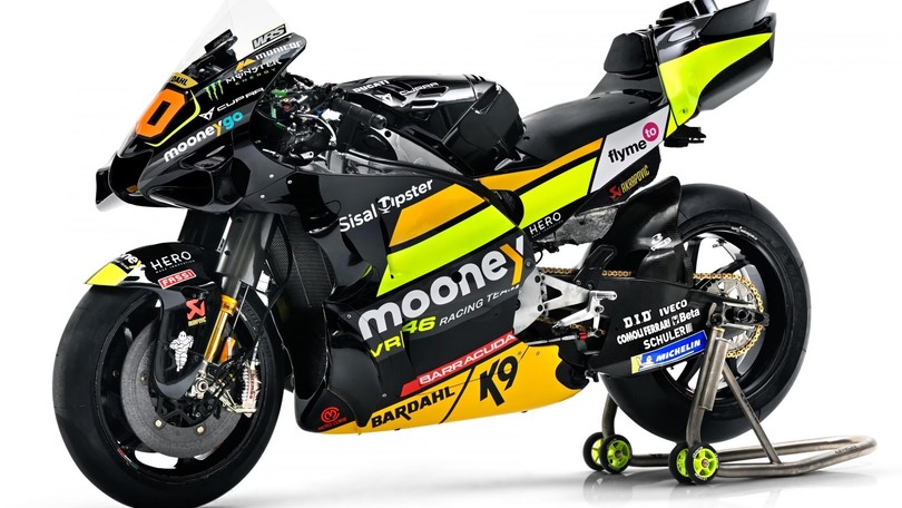 MotoGP, MooneyVR46 Racing svela la nuova moto 2023 | VIDEO