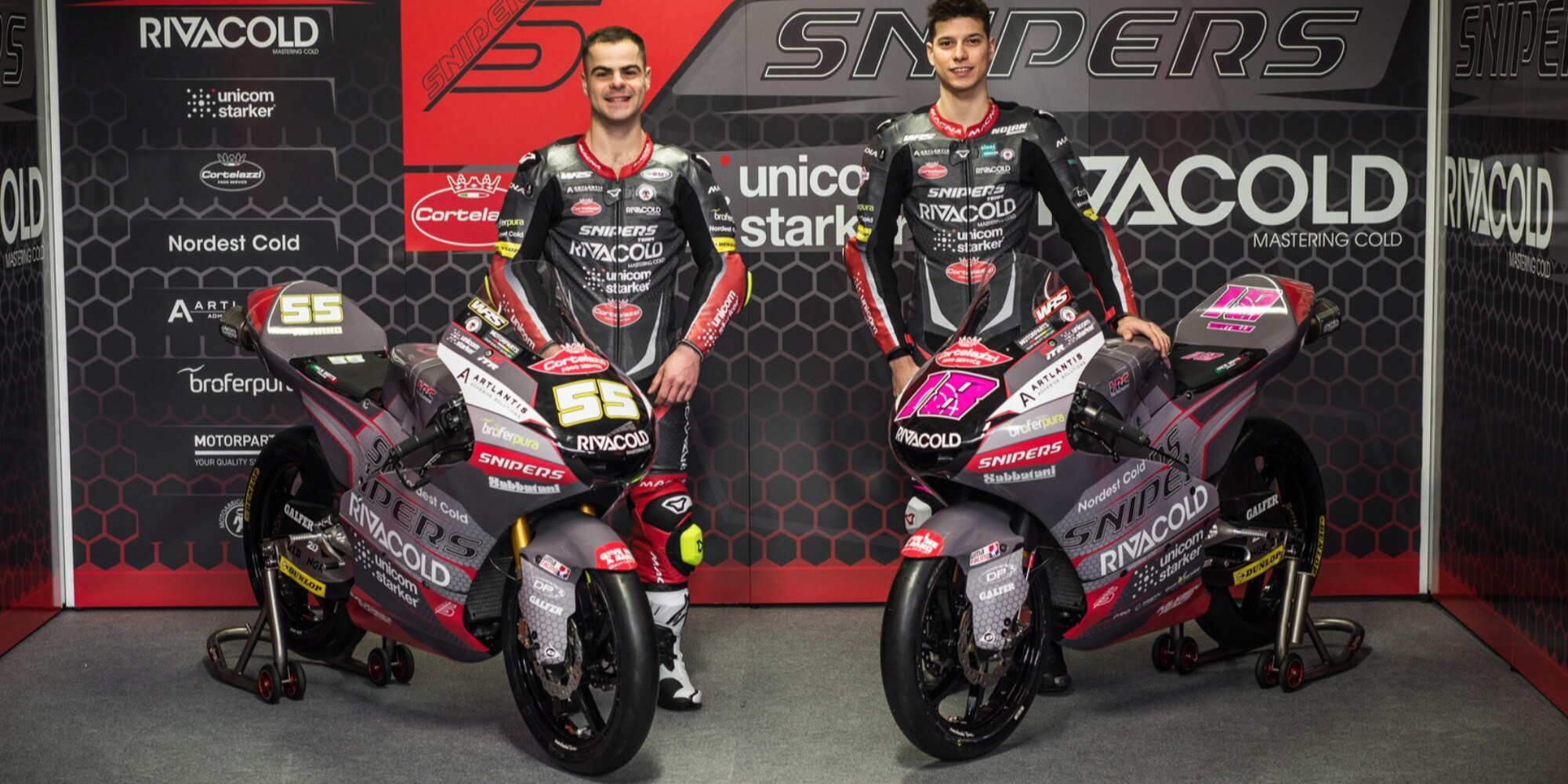 Moto3: Snipers Team Honda presenta le moto del 2023