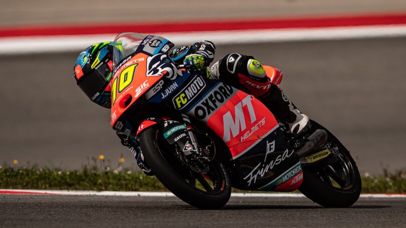 Moto3, Test Portimao: Moreira precede Holgado, quarto Fenati