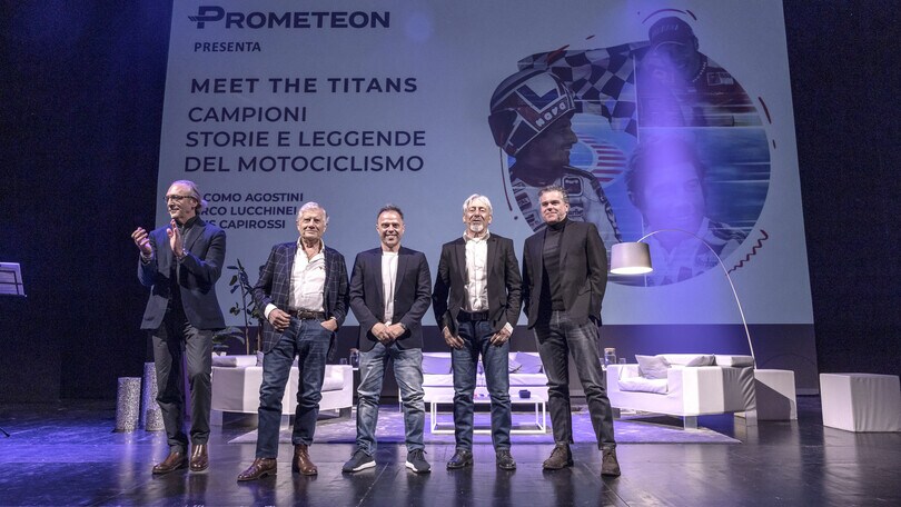 "Meet the Titans" l'evento Prometeon con i grandi della storia del motociclismo