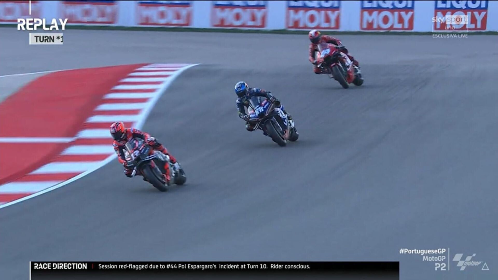 MotoGP Portimao: ecco il violento Highside di Pol Espargarò