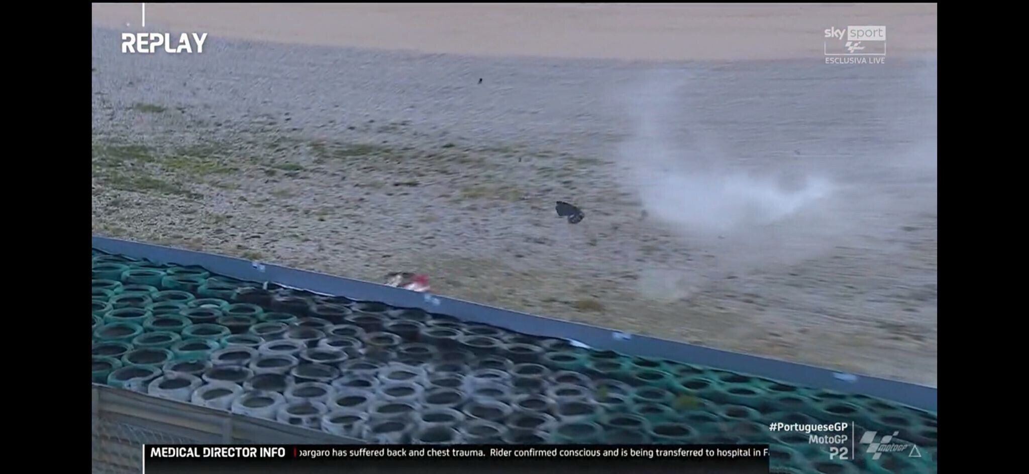 MotoGP Portimao: ecco il violento Highside di Pol Espargarò