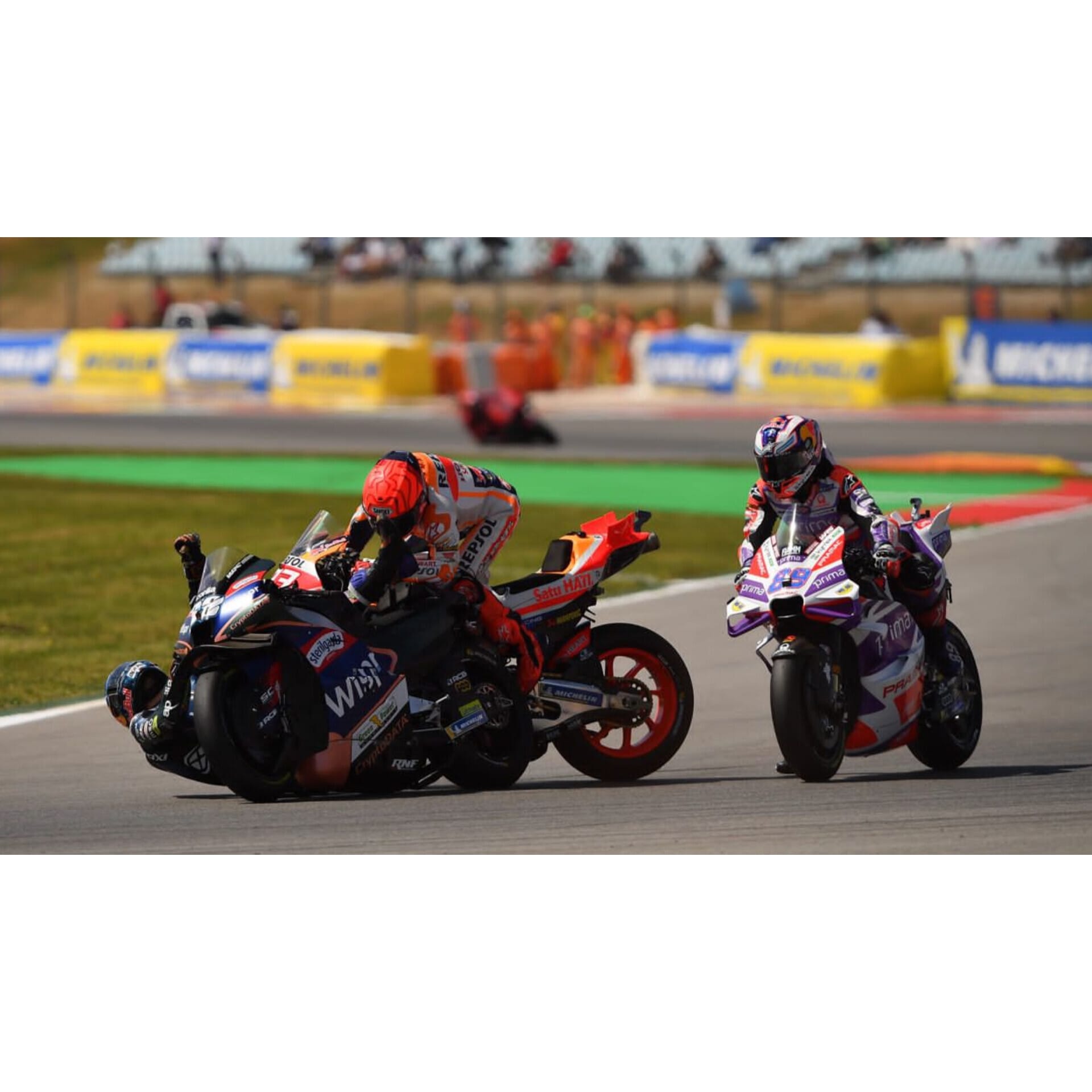 MotoGP Portimao: Marc Marquez e Miguel Oliveira