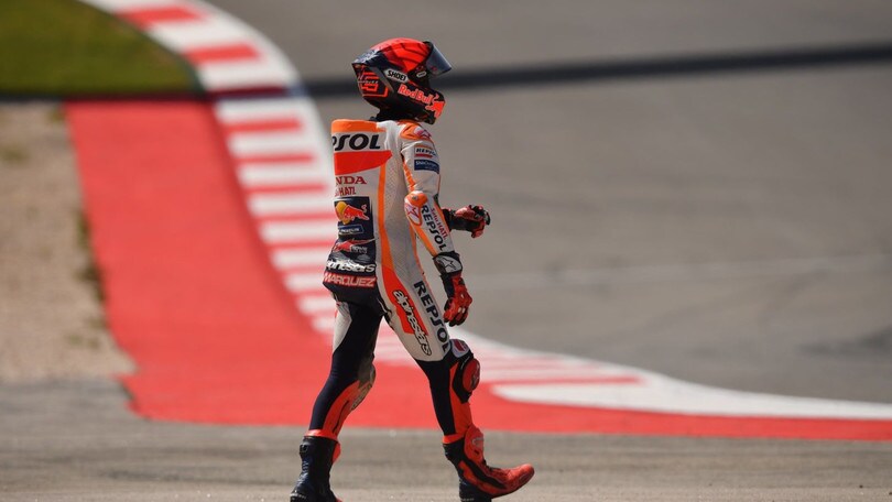 Marc Marquez e il possibile infortunio al GP di Portimao
