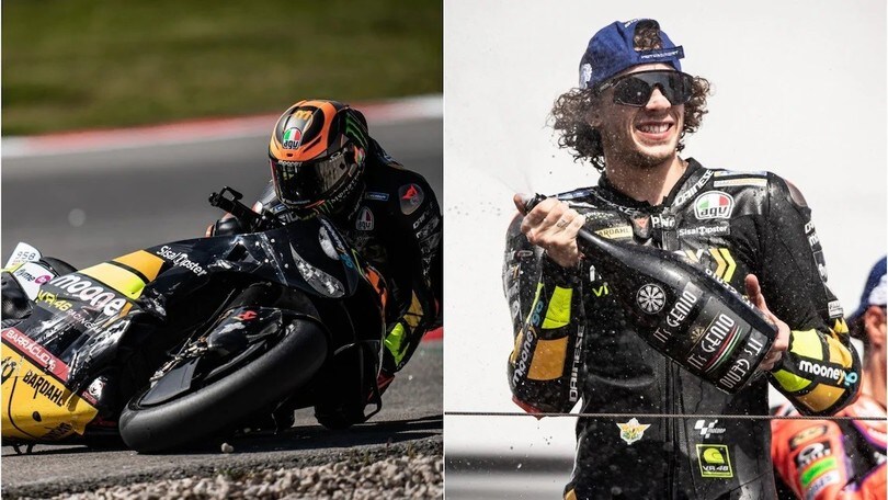MotoGP, the two sides of Mooney VR46: Bezzecchi shines, Marini stalls