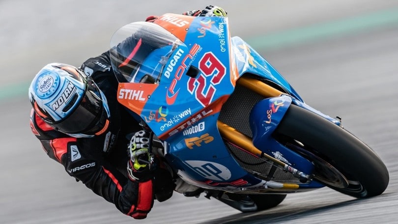 Spinelli entusiasta della MotoE: "Giravo forte e in solitaria"