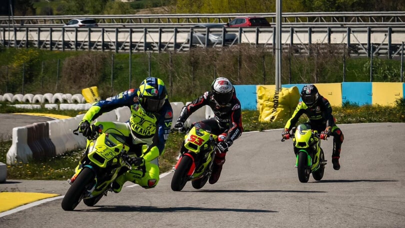Valentino Rossi e Francesco Bagnaia, Pasqua al Jeepers Kart