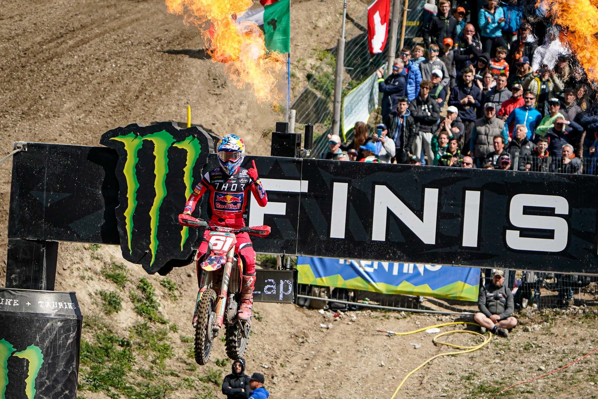MXGP: in Trentino prime manche alle tabelle rosse