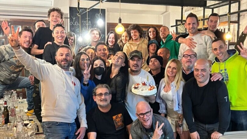 Valentino Rossi, festa grande per il compleanno di Uccio