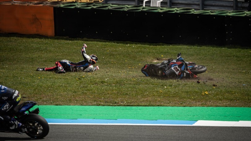 SBK Assen: sospetta frattura al femore per Van Der Mark (AGGIORNATO)