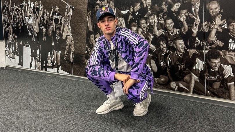 Moto2, Arbolino all'Allianz Stadium a vedere Juventus-Napoli