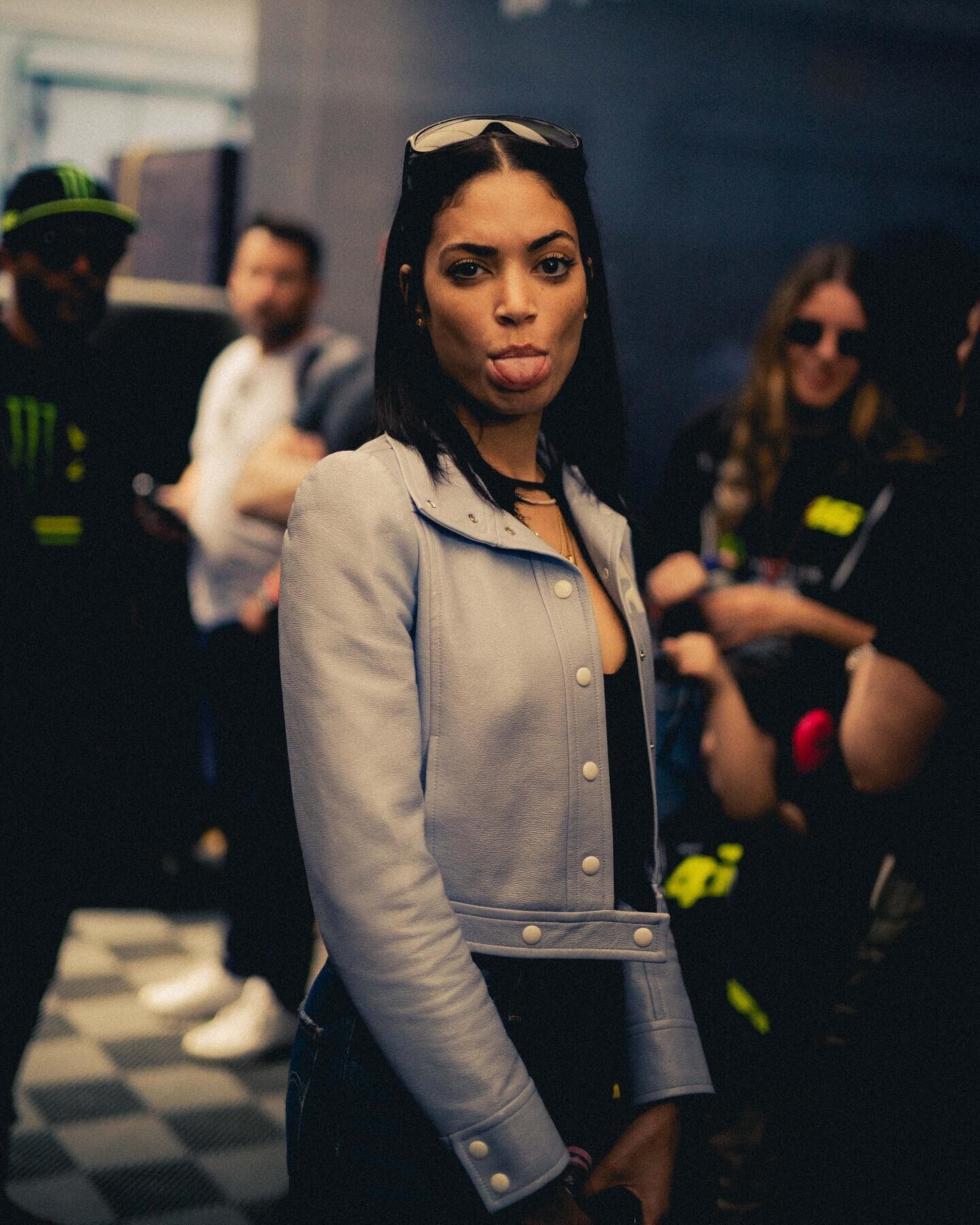 Andrea Iannone ed Elodie, eccoli a Monza per Valentino Rossi