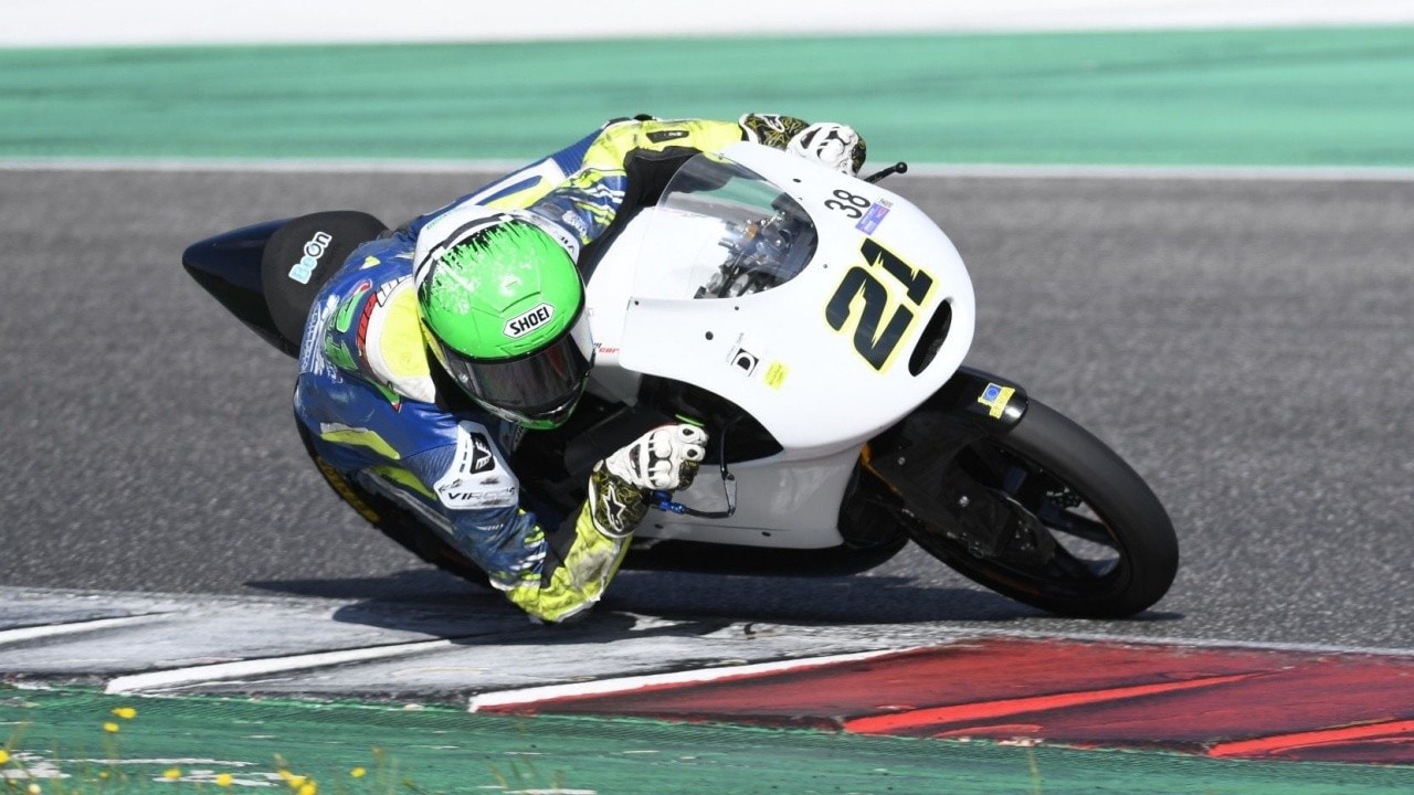 Erik Michielon, lo "sciatore" del CIV Moto3
