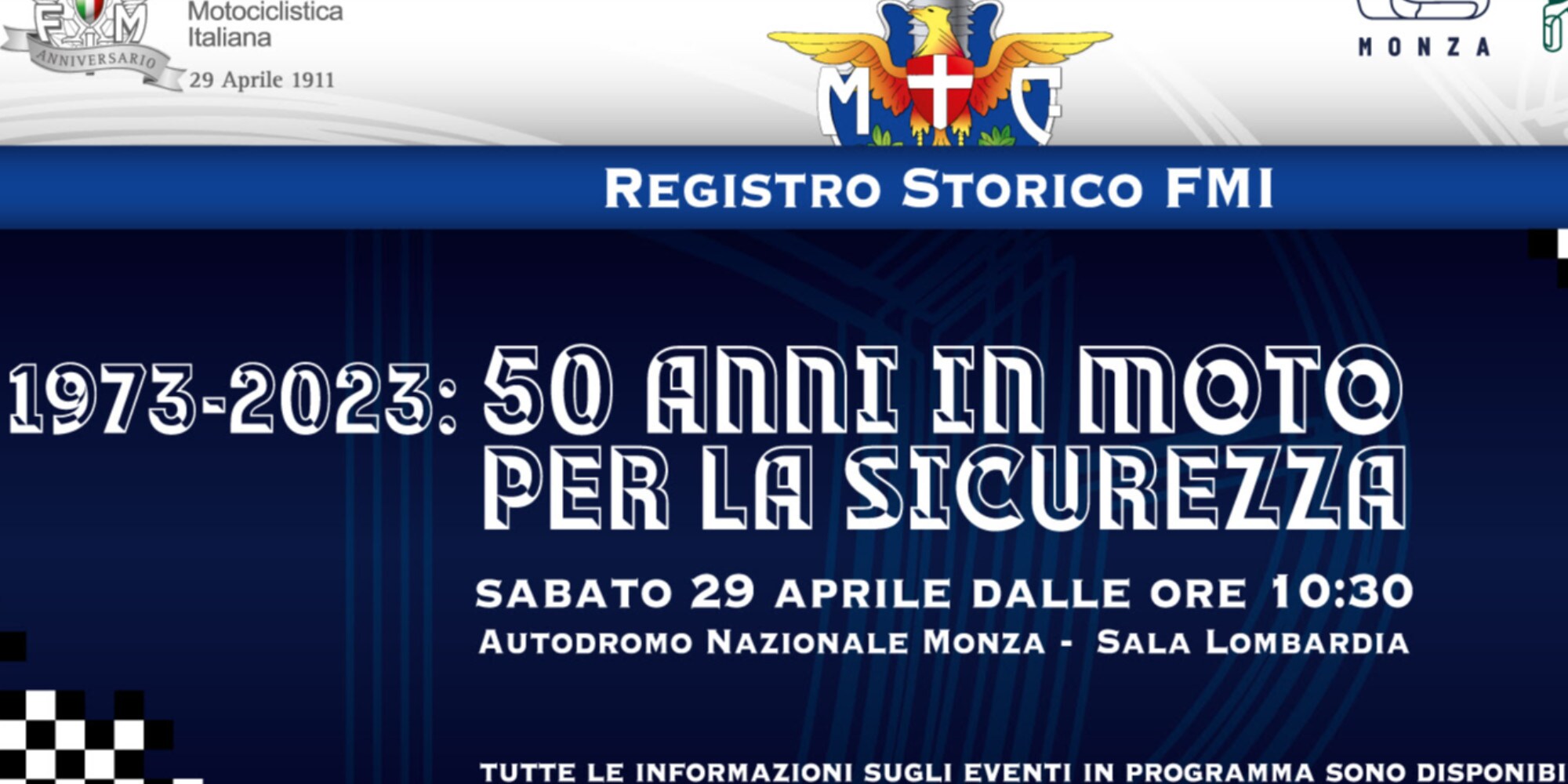 L’FMI presenta l’evento “1973-2023: 50 anni in moto per la sicurezza”