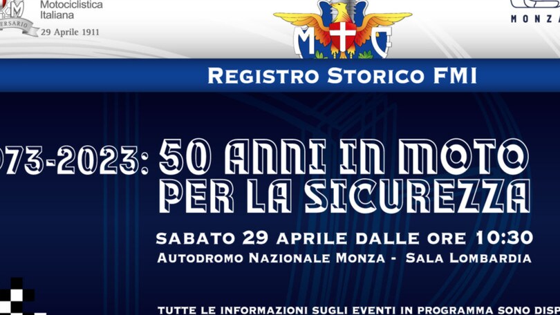 L’FMI presenta l’evento “1973-2023: 50 anni in moto per la sicurezza”
