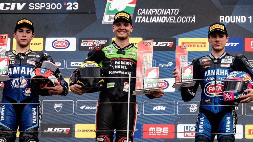 CIV, Misano: Gara 1 della SS300 è di Bruno Ieraci