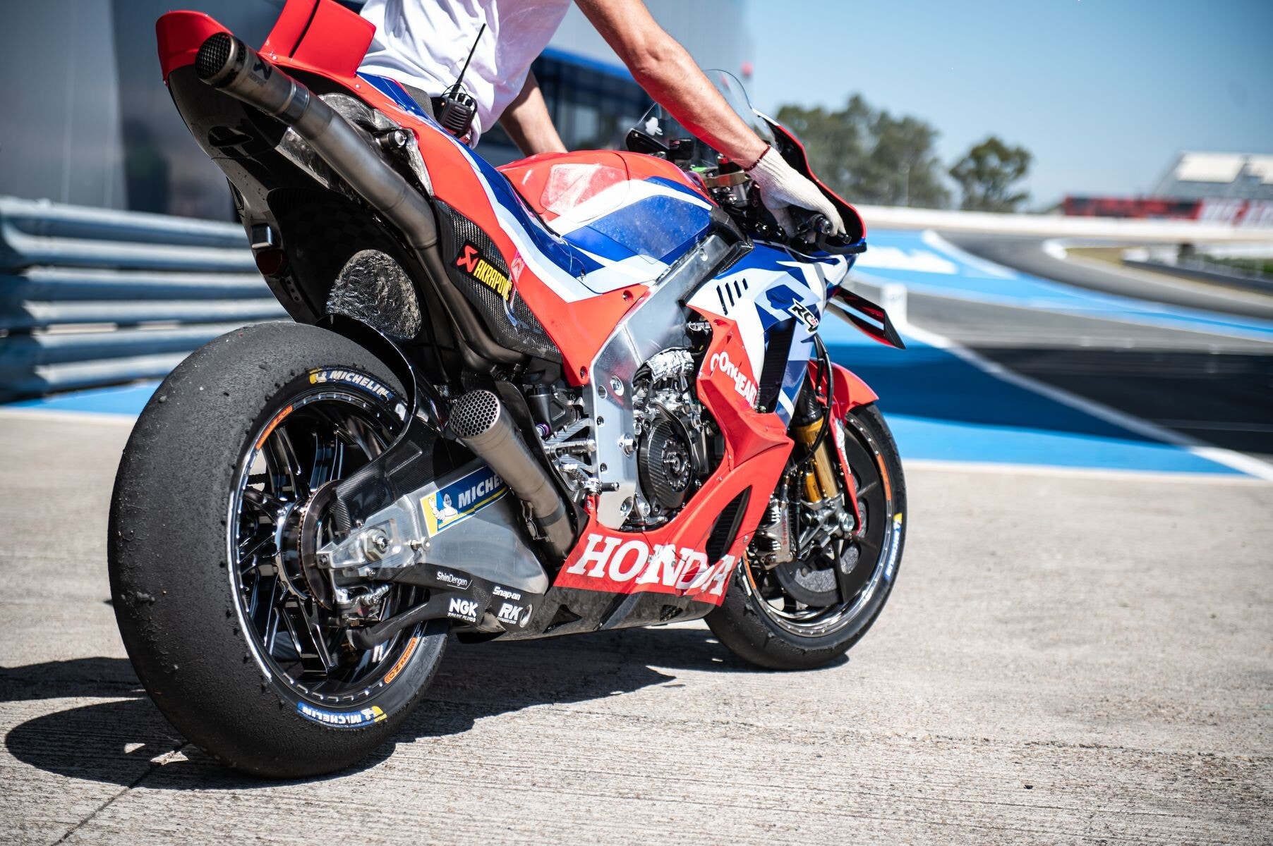 MotoGP test Jerez: ecco il telaio Kalex per la Honda RC213V