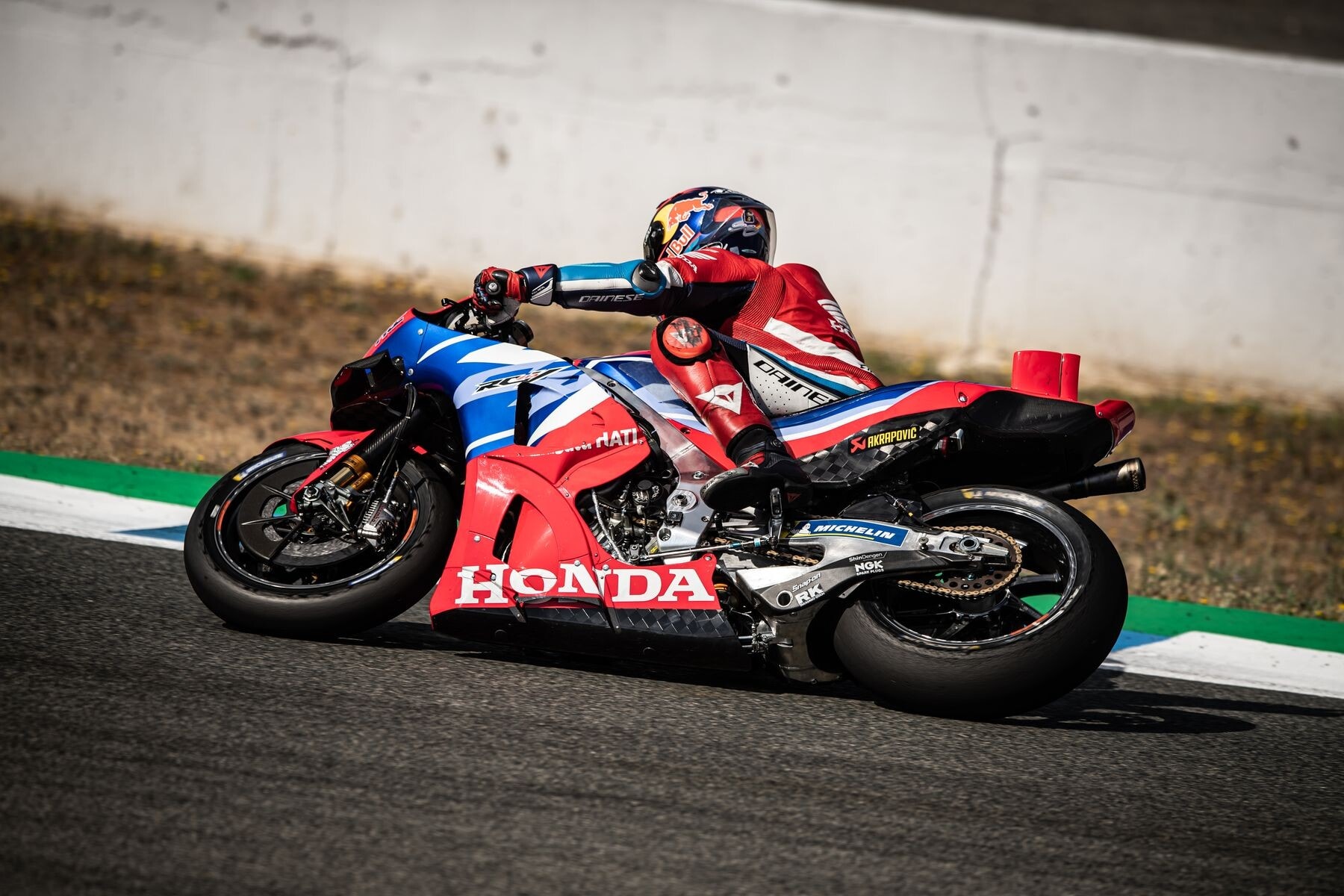 MotoGP test Jerez: ecco il telaio Kalex per la Honda RC213V