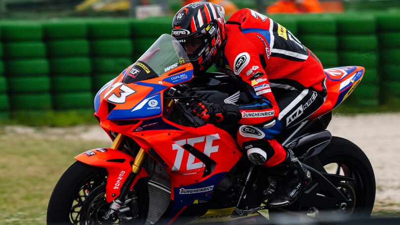 CIV: Simone Saltarelli, dall'inferno di Imola al podio di Misano