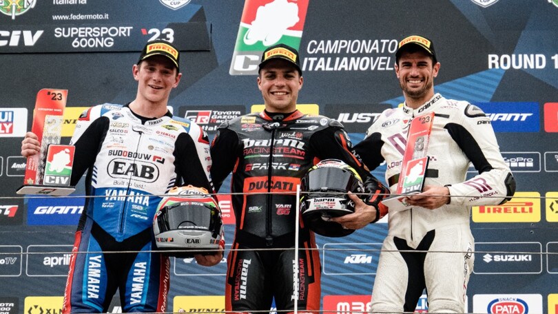CIV, è una SS600 mondiale a Misano: Yari Montella batte Van Straalen