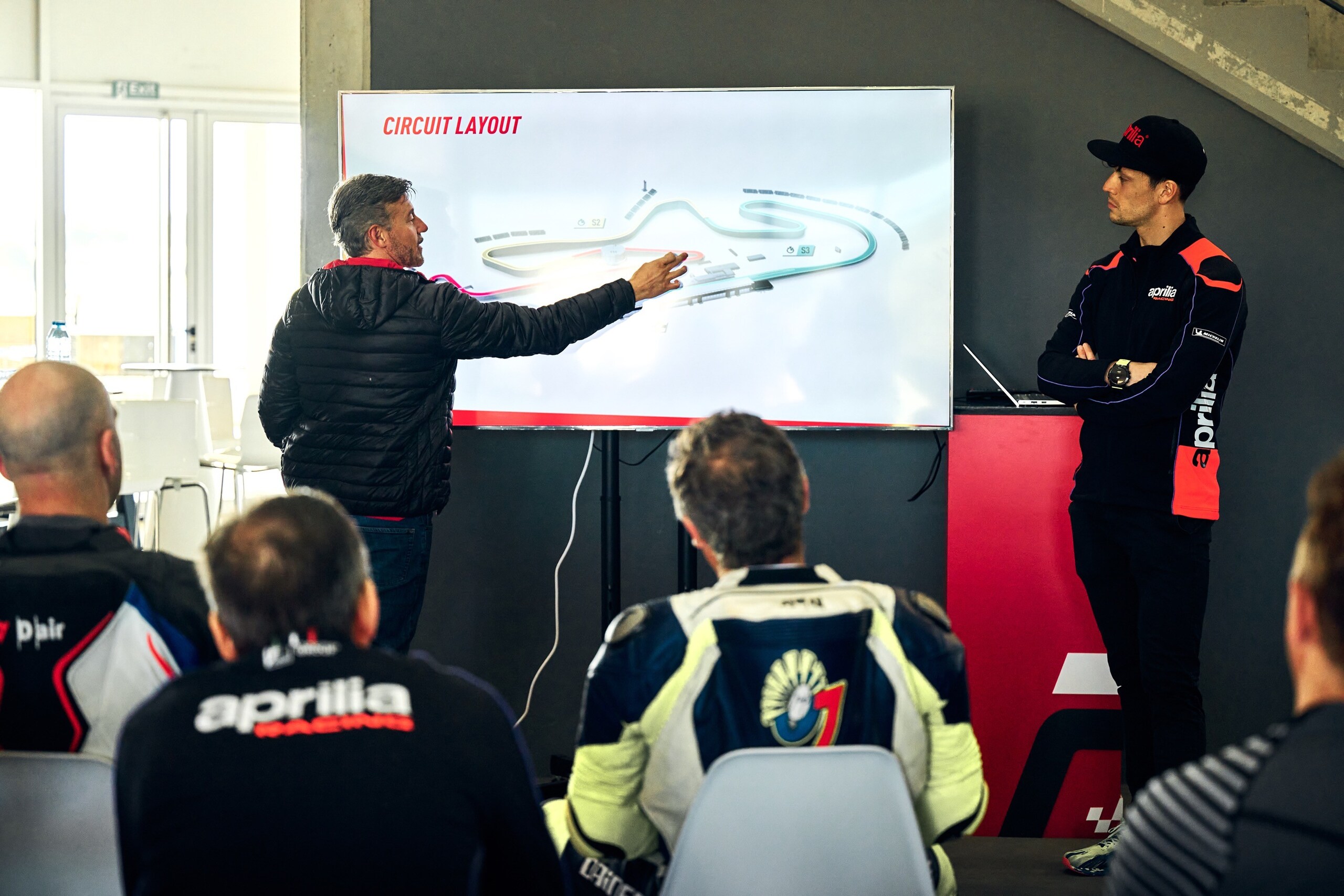 Aprilia: a Misano con Max Biaggi e i piloti MotoGP