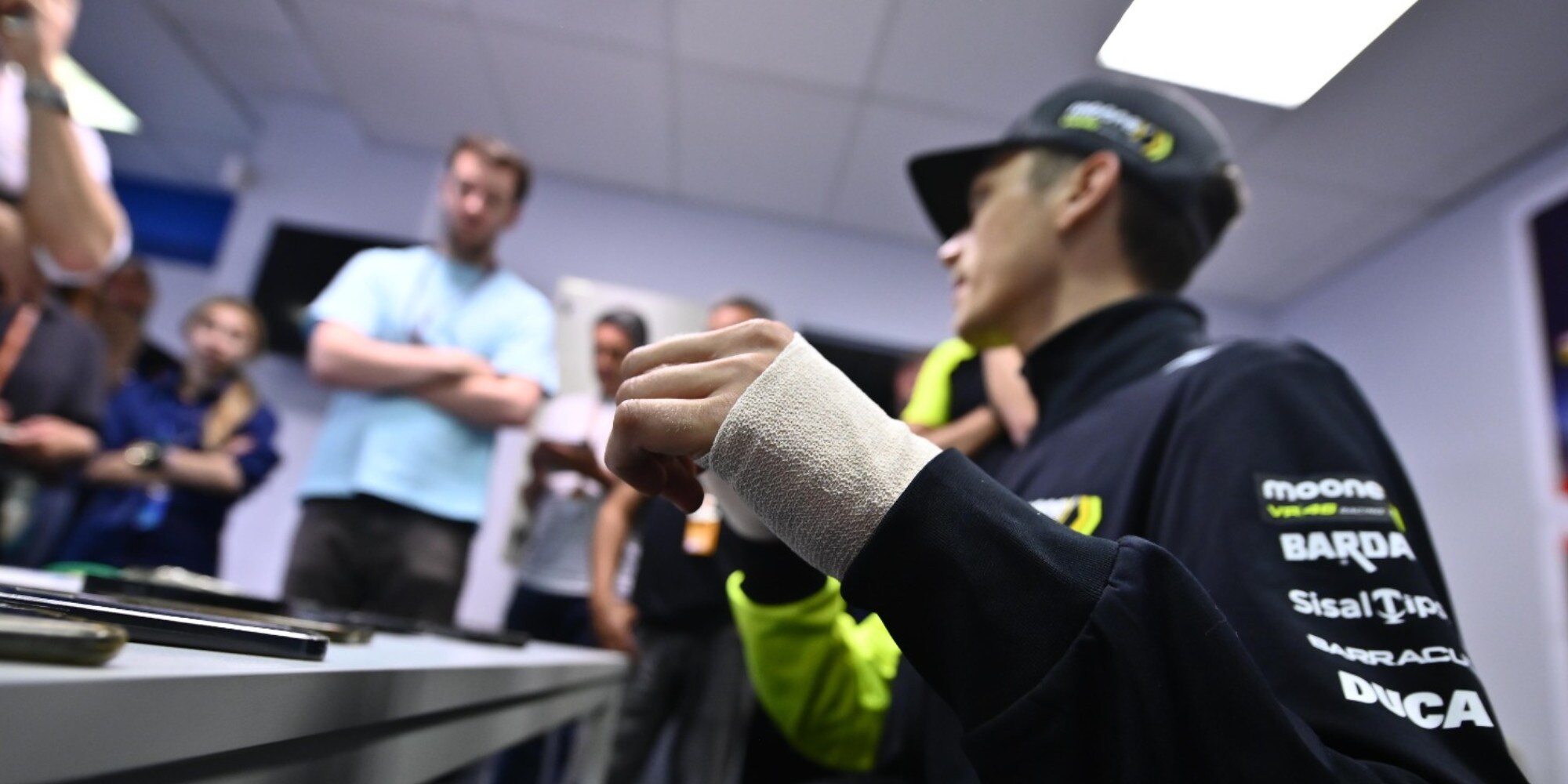 GP Francia, Marini: “Ho fatto uno dei miei migliori salvataggi”