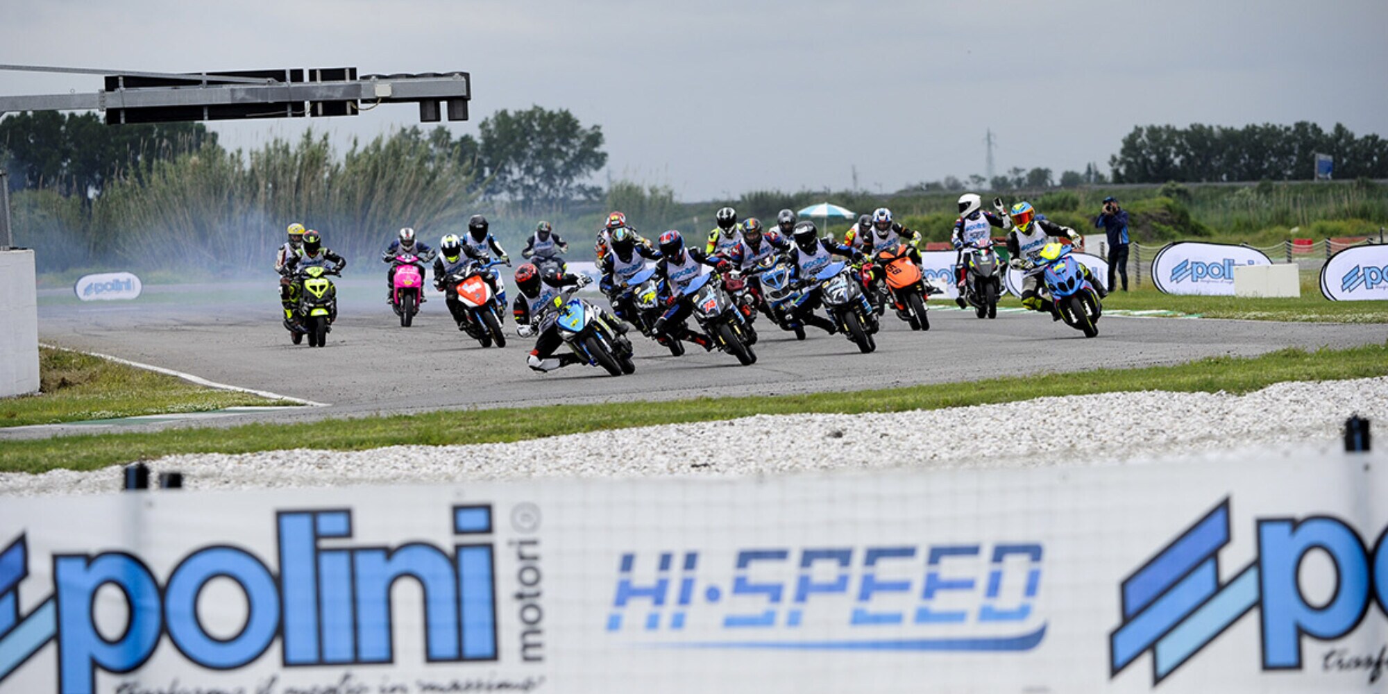 Scooter Polini Italian Cup: seconda prova sotto la pioggia