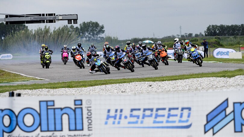 Scooter Polini Italian Cup: seconda prova sotto la pioggia