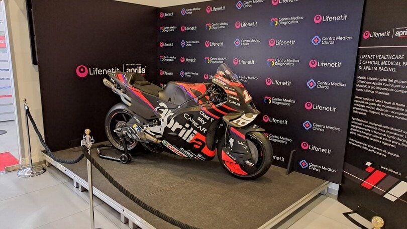 Al CeMeDi  di Torino la  Aprilia Racing ufficiale della MotoGP