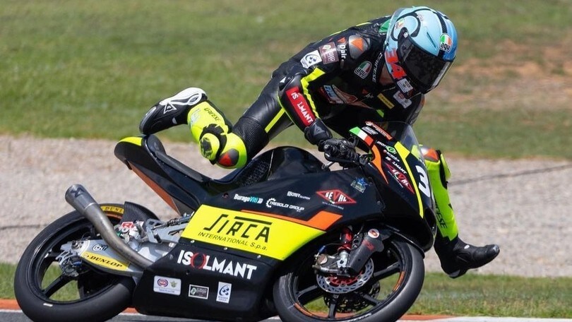 FIM JuniorGP: il "rodeo" di Cesare Tiezzi in Moto3 a Valencia