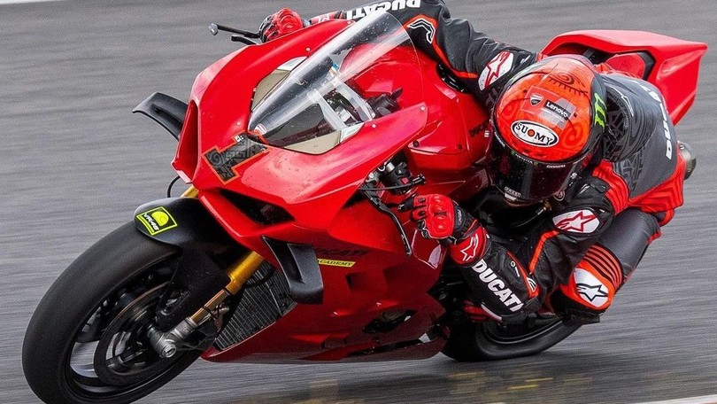MotoGP: Francesco Bagnaia, le foto del test al Mugello