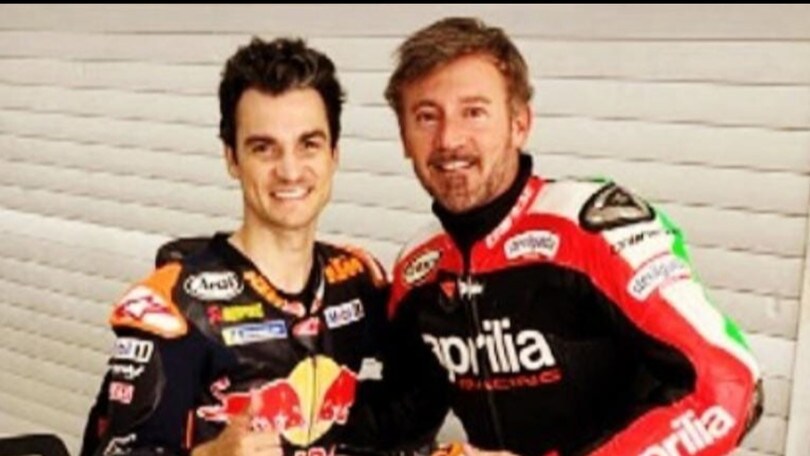 Max Biaggi e Daniel Pedrosa: una foto da 9 titoli mondiali