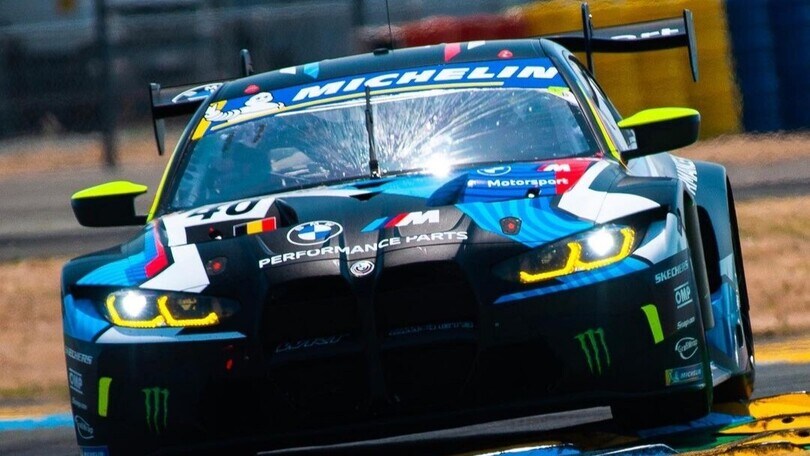 Valentino Rossi: le foto in azione nel tempio di Le Mans