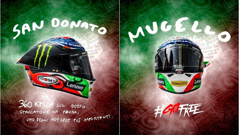 MotoGP, al Mugello è tempo di caschi speciali