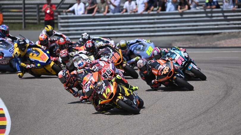 Le foto più entusiasmanti della gara della Moto2 al GP Germania 2023