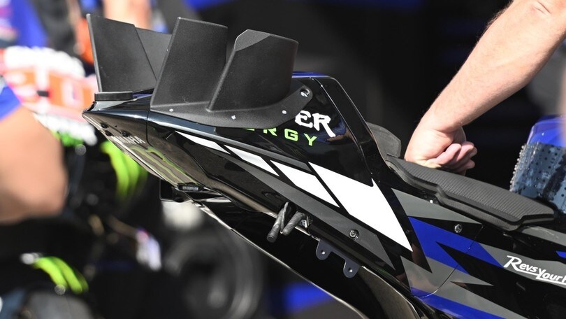 GP Germania, Yamaha "imita" Ducati: alette posteriori stile Pokemon