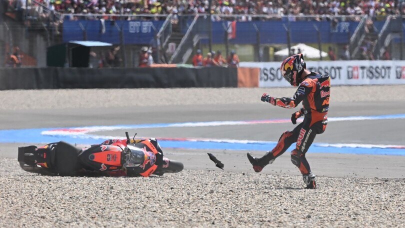 MotoGP Olanda: Jack Miller furioso, moto distrutta