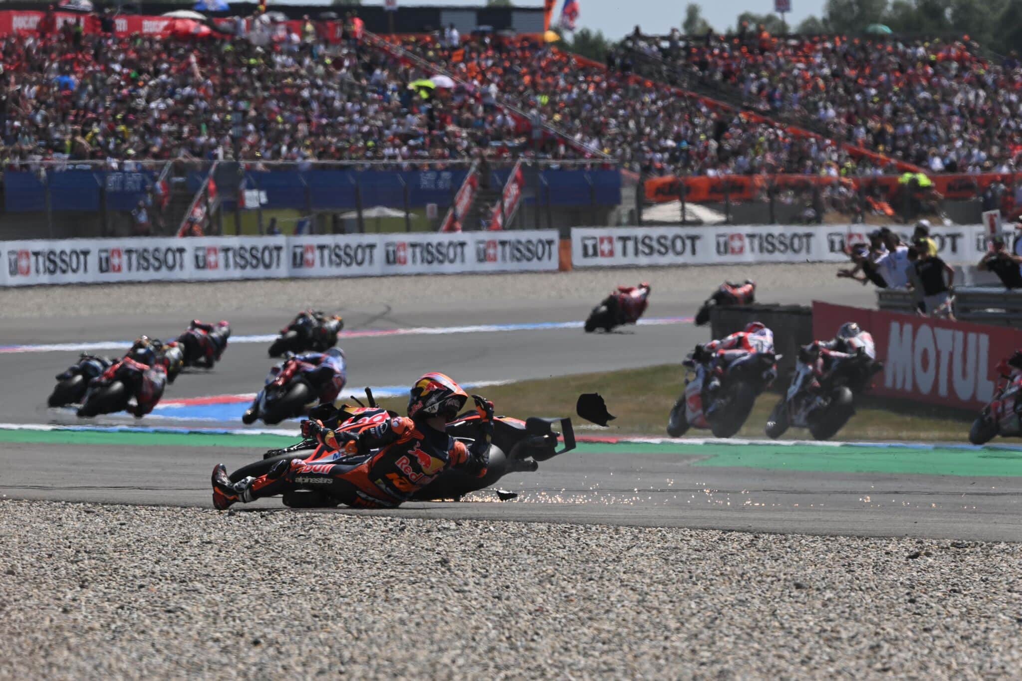 MotoGP Olanda: Jack Miller furioso, moto distrutta