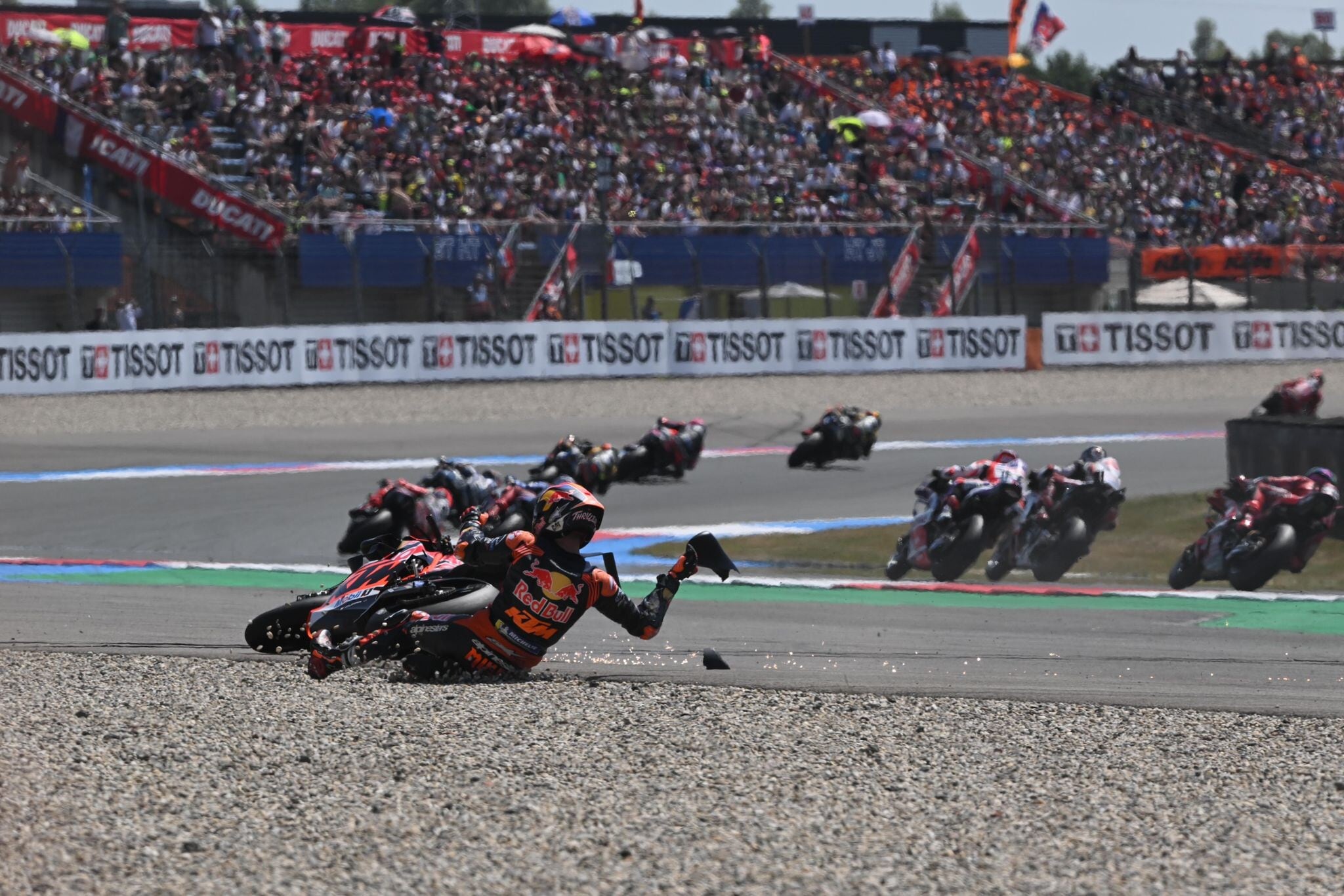 MotoGP Olanda: Jack Miller furioso, moto distrutta