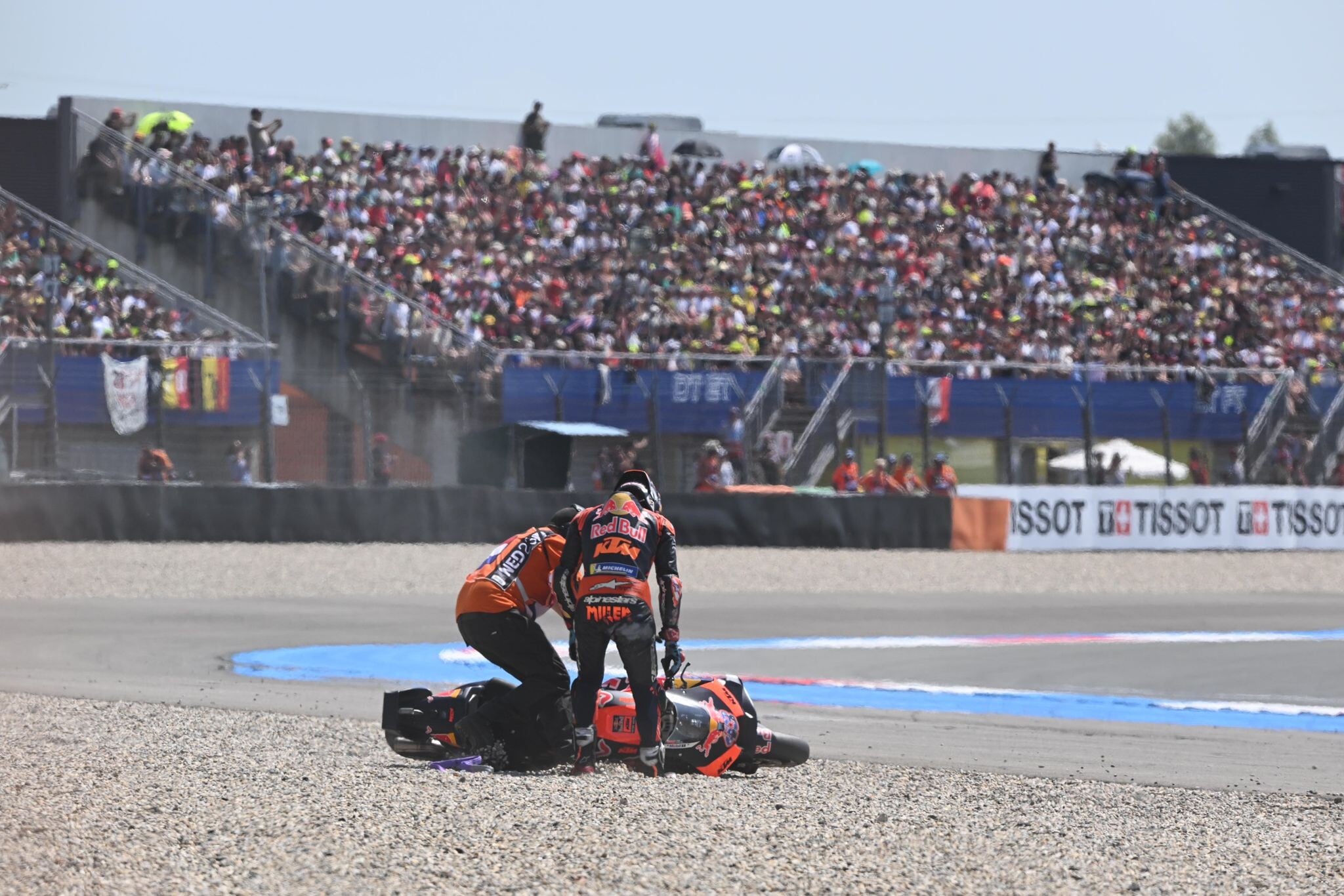 MotoGP Olanda: Jack Miller furioso, moto distrutta