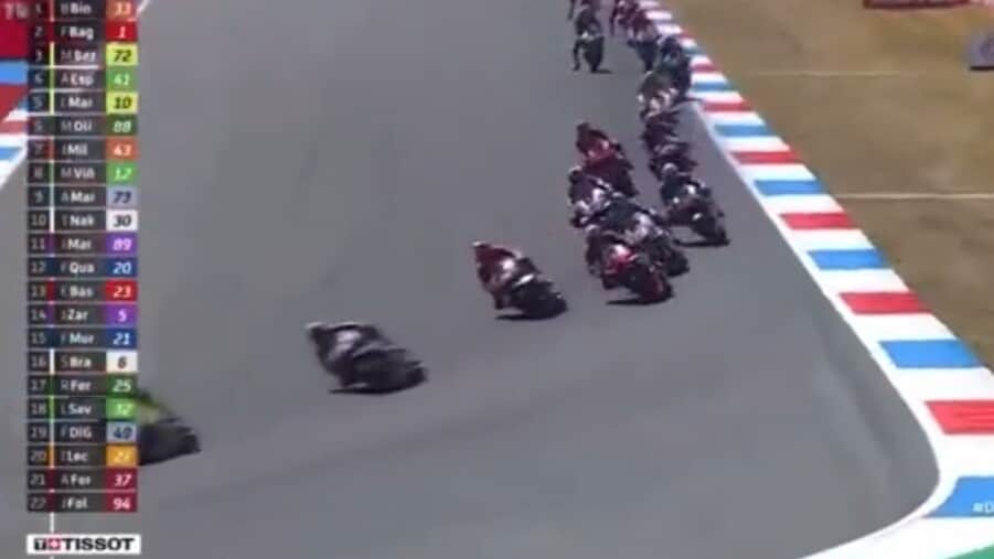 MotoGP Olanda: Jack Miller furioso, moto distrutta